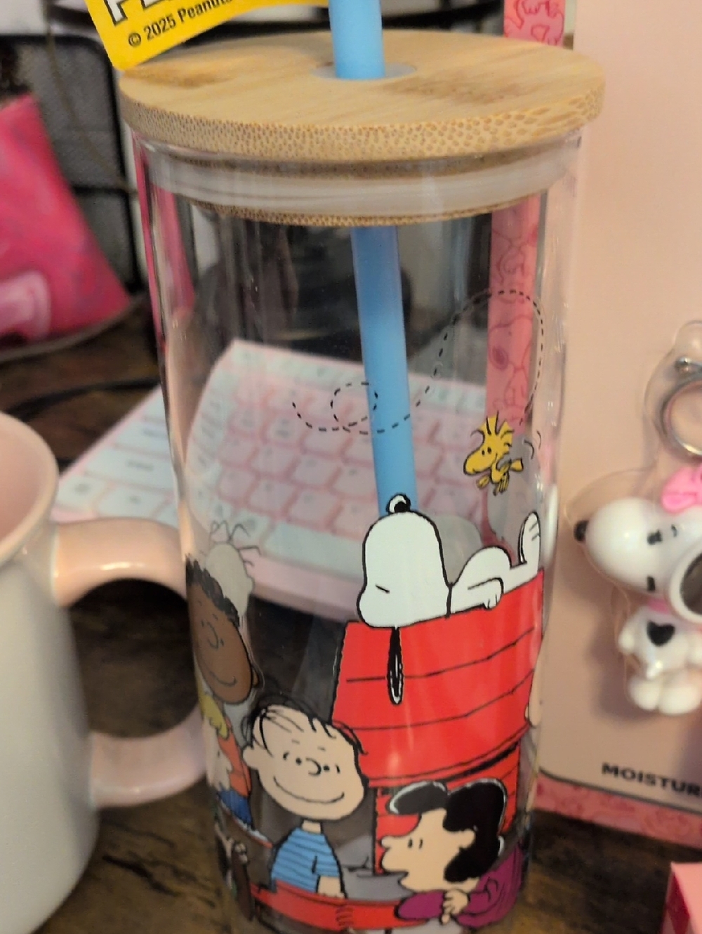 PEANUTS BUNDLE, Mug, Glass Tumbler, Lip Duo With Keychain, Nose Strips, Collagen - Picture 3 of 7